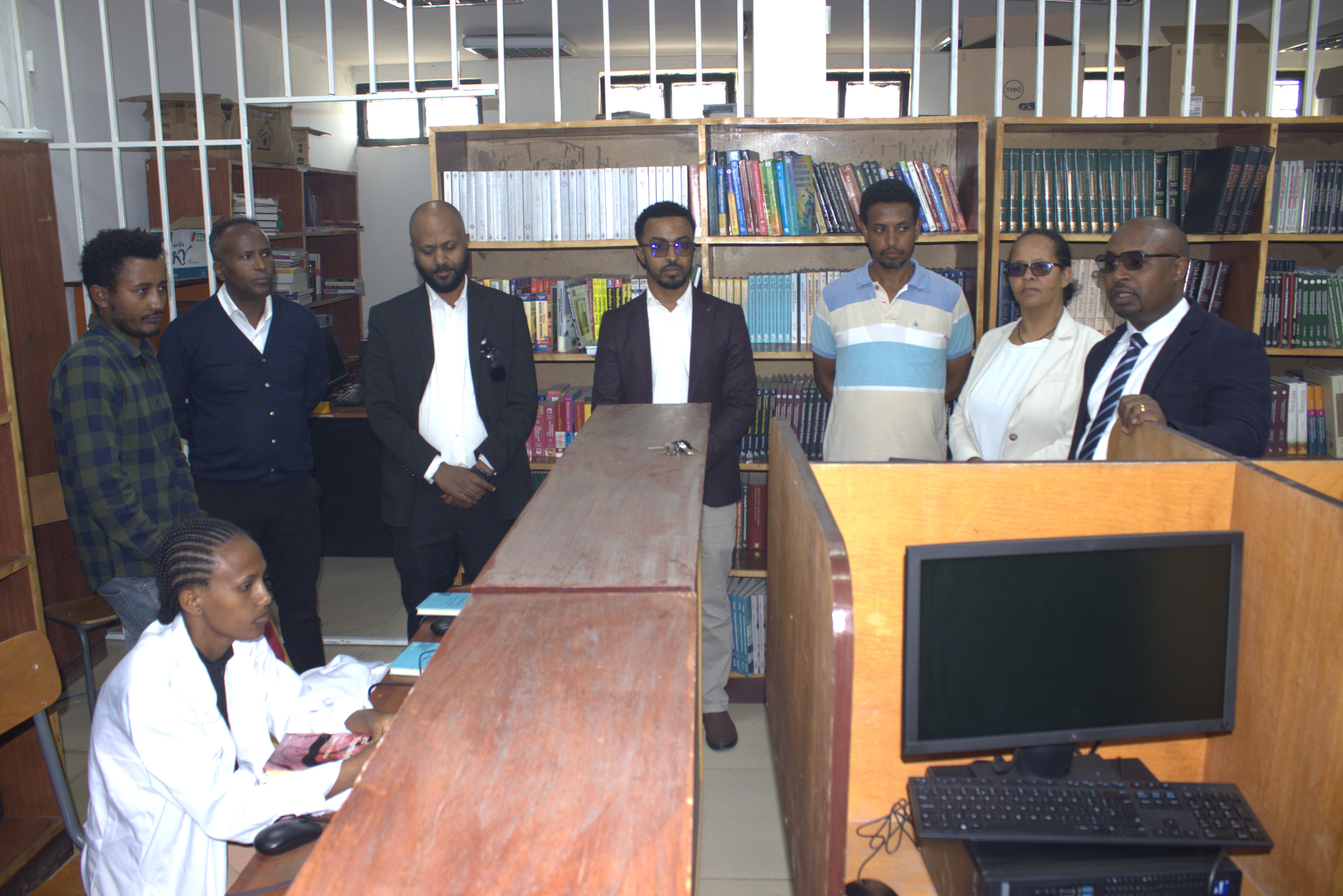 College-Built Digital Library System Begins Data Entry at Menelik II College