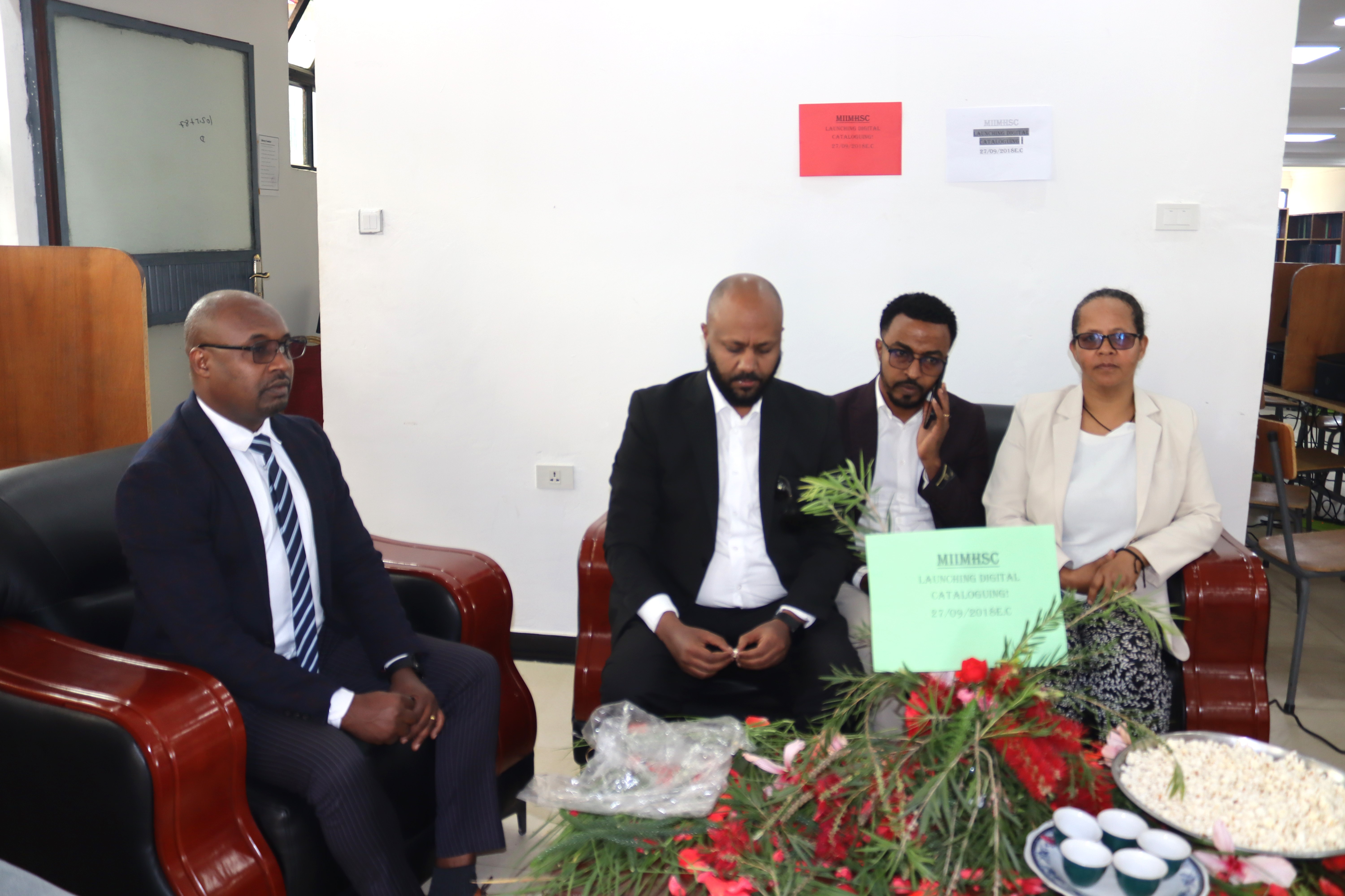 College-Built Digital Library System Begins Data Entry at Menelik II College