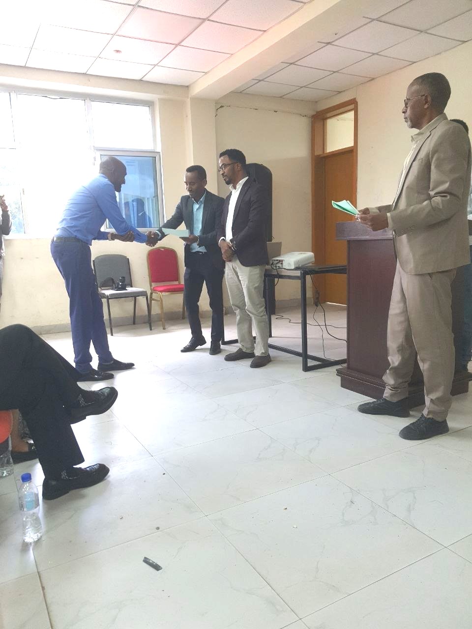 The 2018 Second Round of Team Training Program (TTP) was held at the Menelik II College of Medicine and Health Sciences